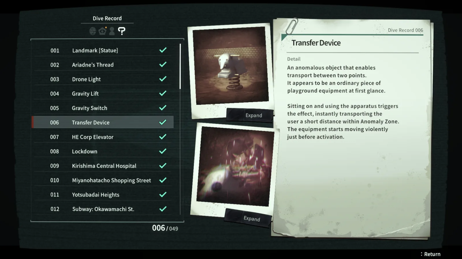 Deretan screenshot ANOMALITH yang menampilkan menu investigasi, equipment, inventory, karakter pendukung, weapon customization, dan sistem persiapan di home base - gambar 9
