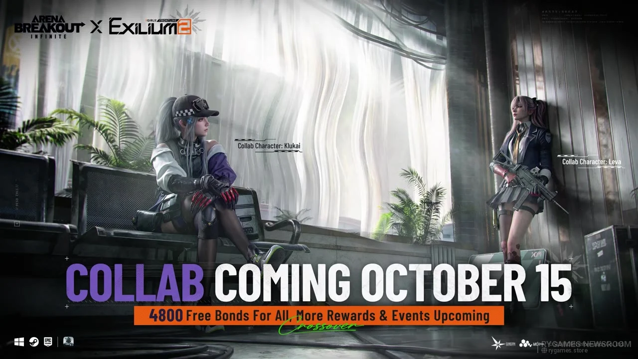 Arena Breakout: Infinite × Girls' Frontline 2: Exilium Collaboration Visual