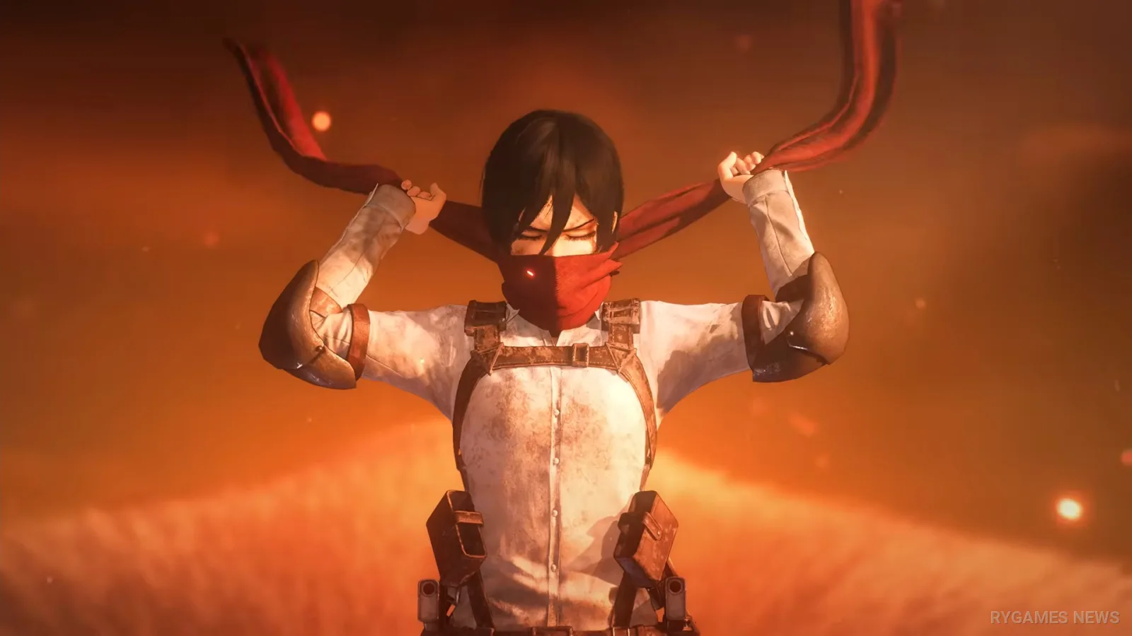 Cuplikan gameplay Attack on Titan 3 dengan ODM Gear dan pertarungan Titan - gambar 12