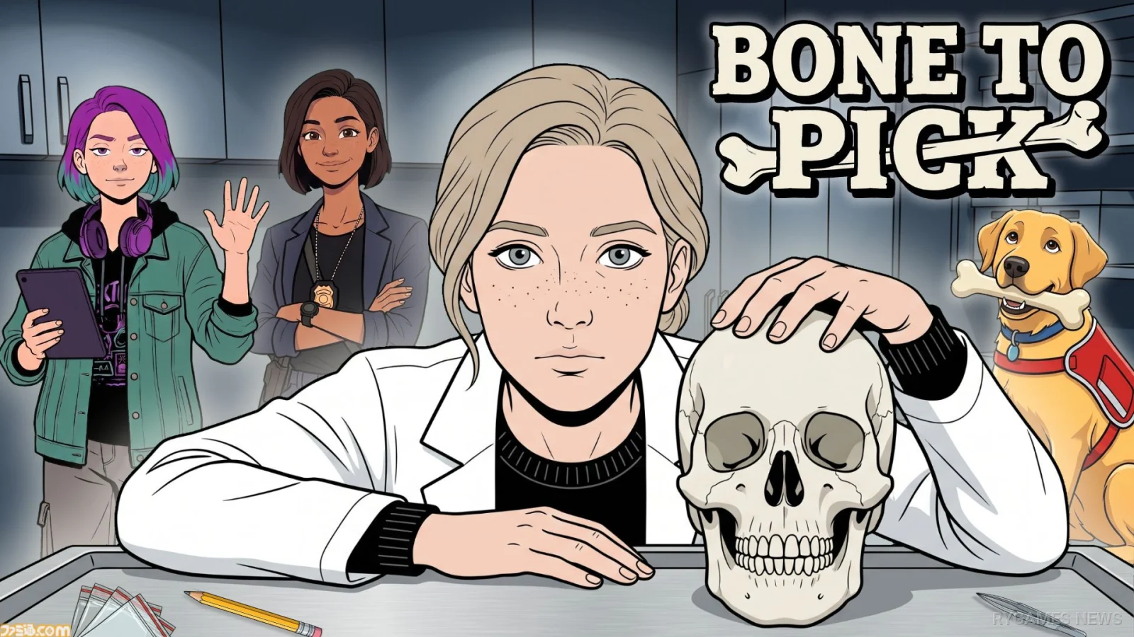 Official Bone to Pick: Forensic Case Files Key Art