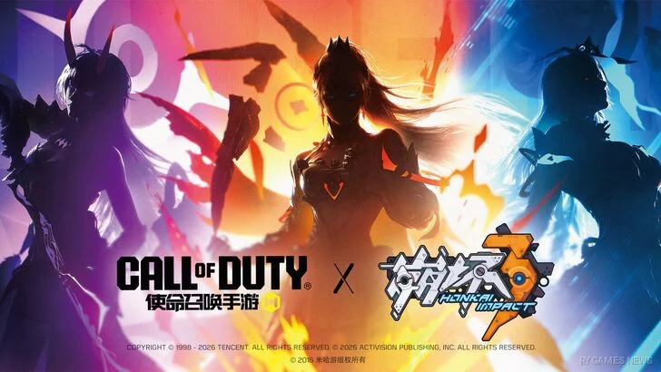 Teaser Visual Call of Duty Mobile x Honkai Impact 3rd