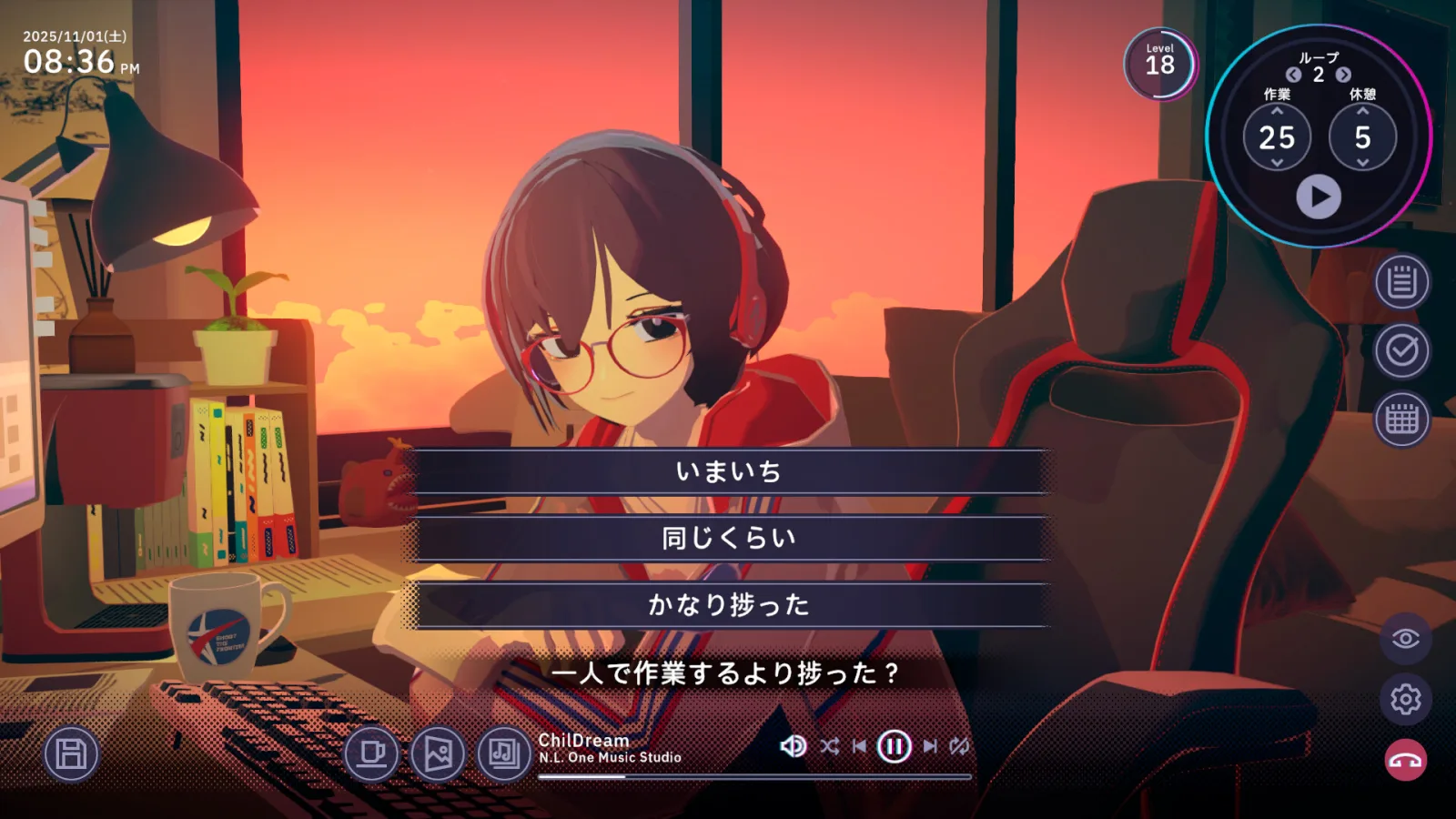 Deretan Screenshot Gameplay Lo-Fi Satone - gambar 5