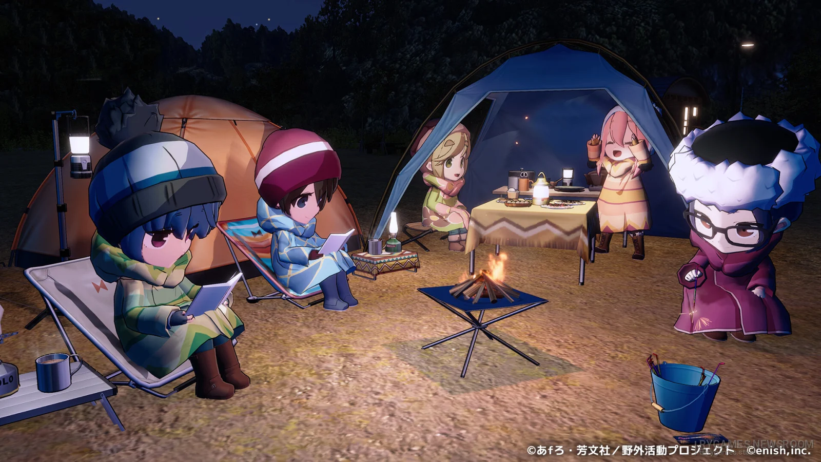 Laid-Back Camp All-in-one!! Chill Time gameplay screenshots from Steam - gambar 3