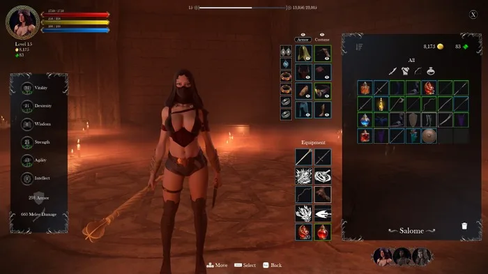 Deretan screenshot Concubine versi 0.4.0 yang memperlihatkan combat, companion, kustomisasi, dungeon, dan atmosfer dark fantasy medieval Istanbul - gambar 7