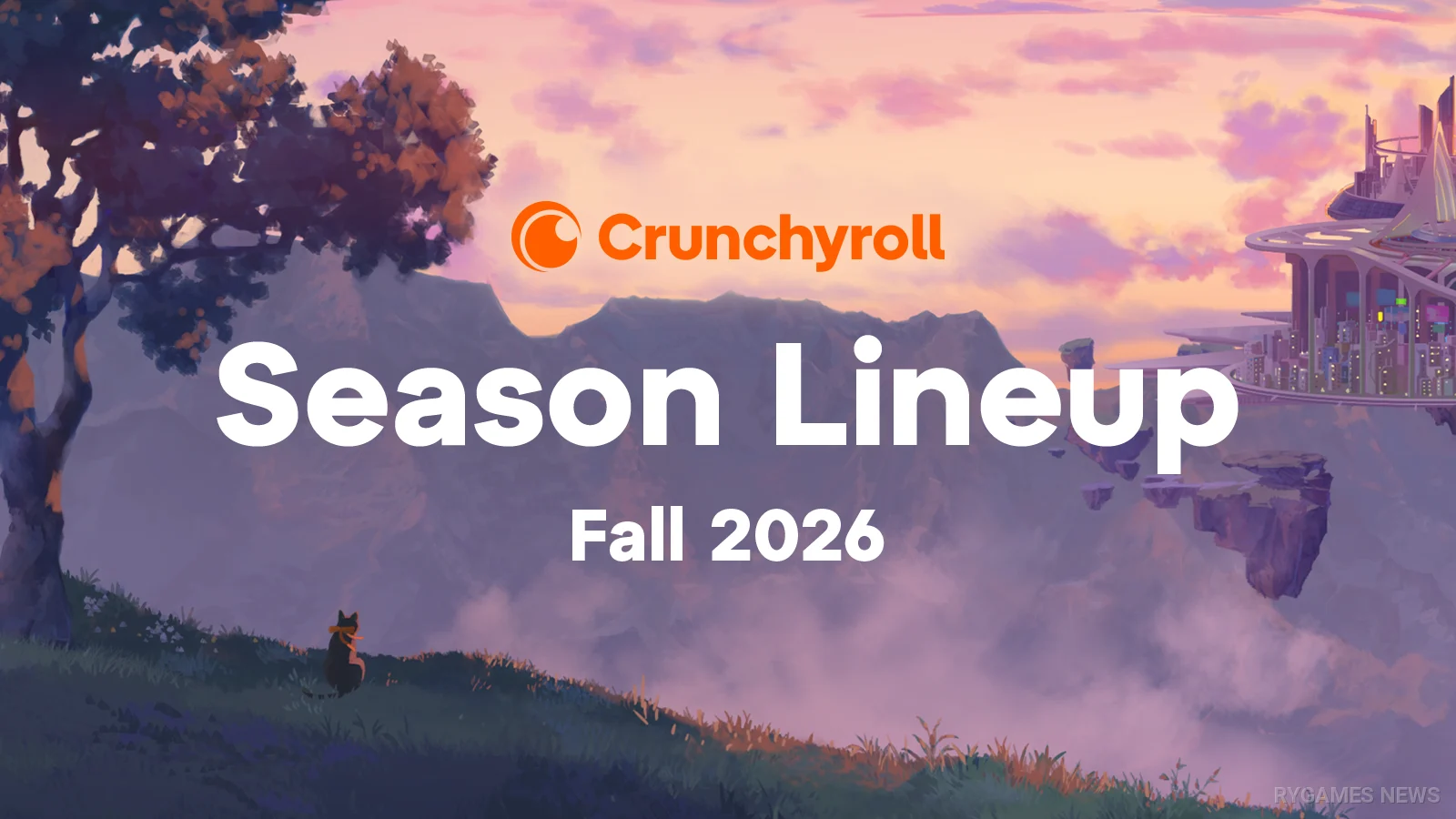 Crunchyroll Fall 2026 Season Lineup Key Art