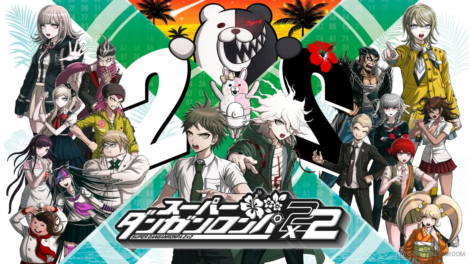 Official Danganronpa 2x2 Key Art