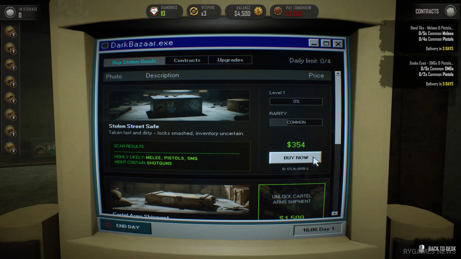 Screenshot gameplay DarkBazaar - gambar 2