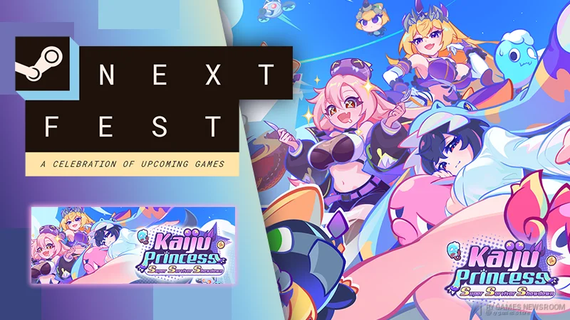 『Kaiju Princess: Super Survivor Showdown』公式キービジュアル