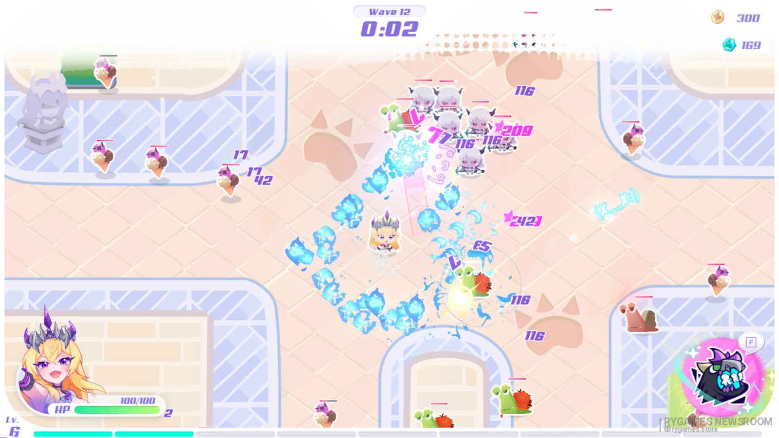 Steam掲載『Kaiju Princess: Super Survivor Showdown』ゲーム画面 - gambar 8