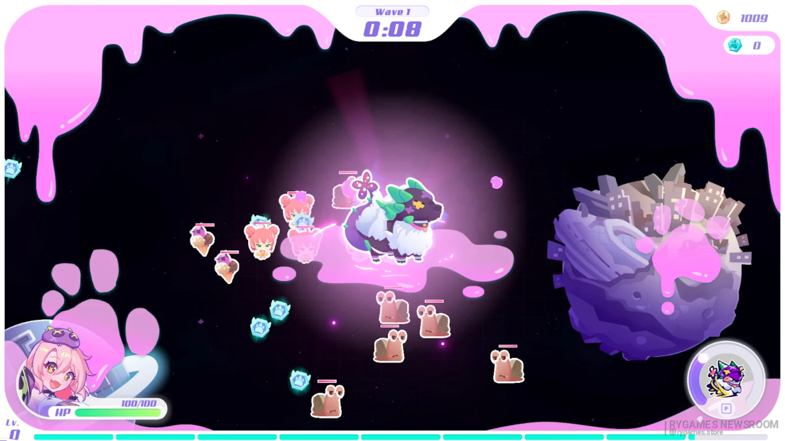 Steam掲載『Kaiju Princess: Super Survivor Showdown』ゲーム画面 - gambar 7