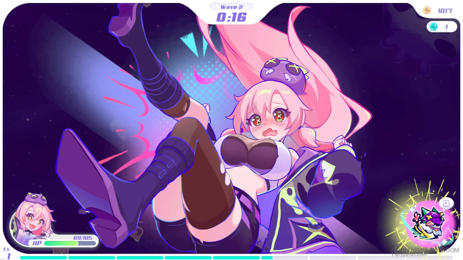 Steam掲載『Kaiju Princess: Super Survivor Showdown』ゲーム画面 - gambar 3