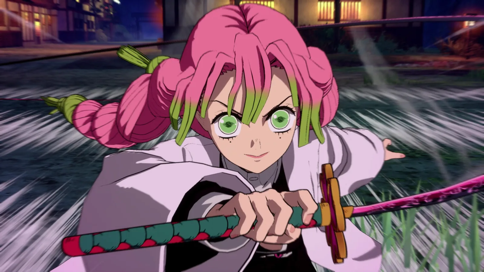 Deretan screenshot Doma dalam Demon Slayer: Kimetsu no Yaiba - The Hinokami Chronicles 2, menampilkan gaya bertarung dan visual DLC karakter terbaru - gambar 4