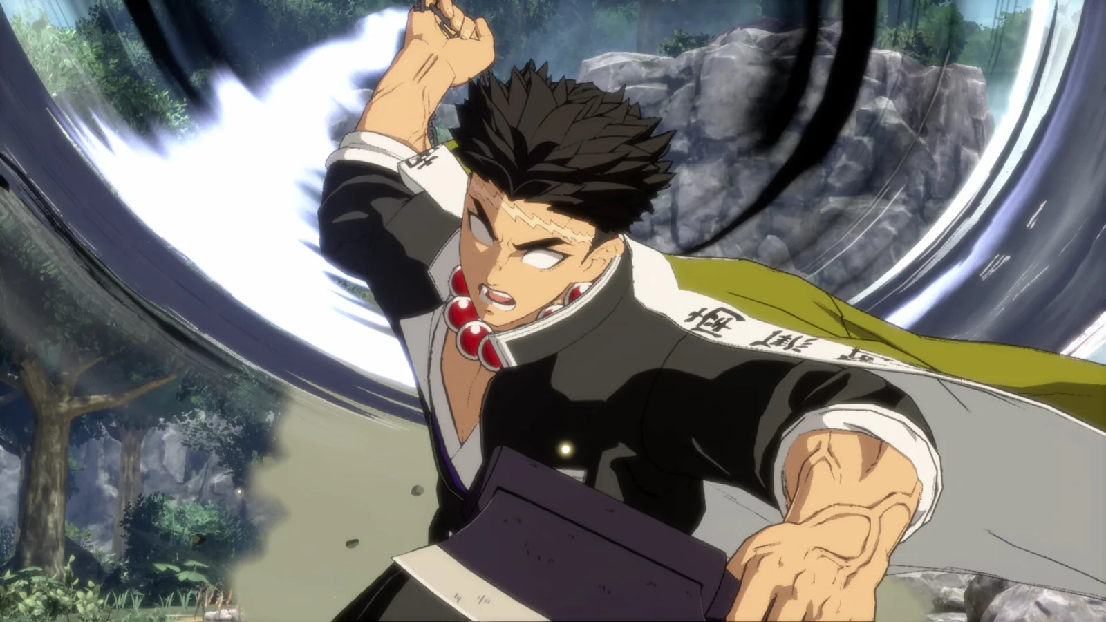 Deretan screenshot Doma dalam Demon Slayer: Kimetsu no Yaiba - The Hinokami Chronicles 2, menampilkan gaya bertarung dan visual DLC karakter terbaru - gambar 5