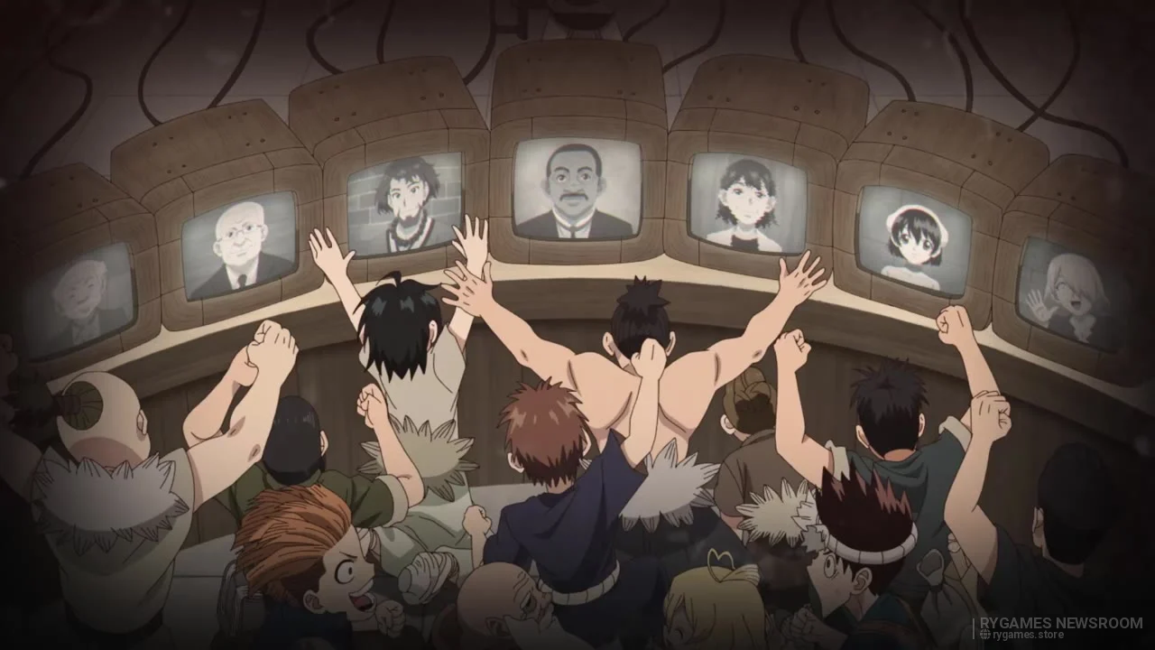 Stills from the Dr.STONE TERRAFORMING Production Announcement PV - gambar 7