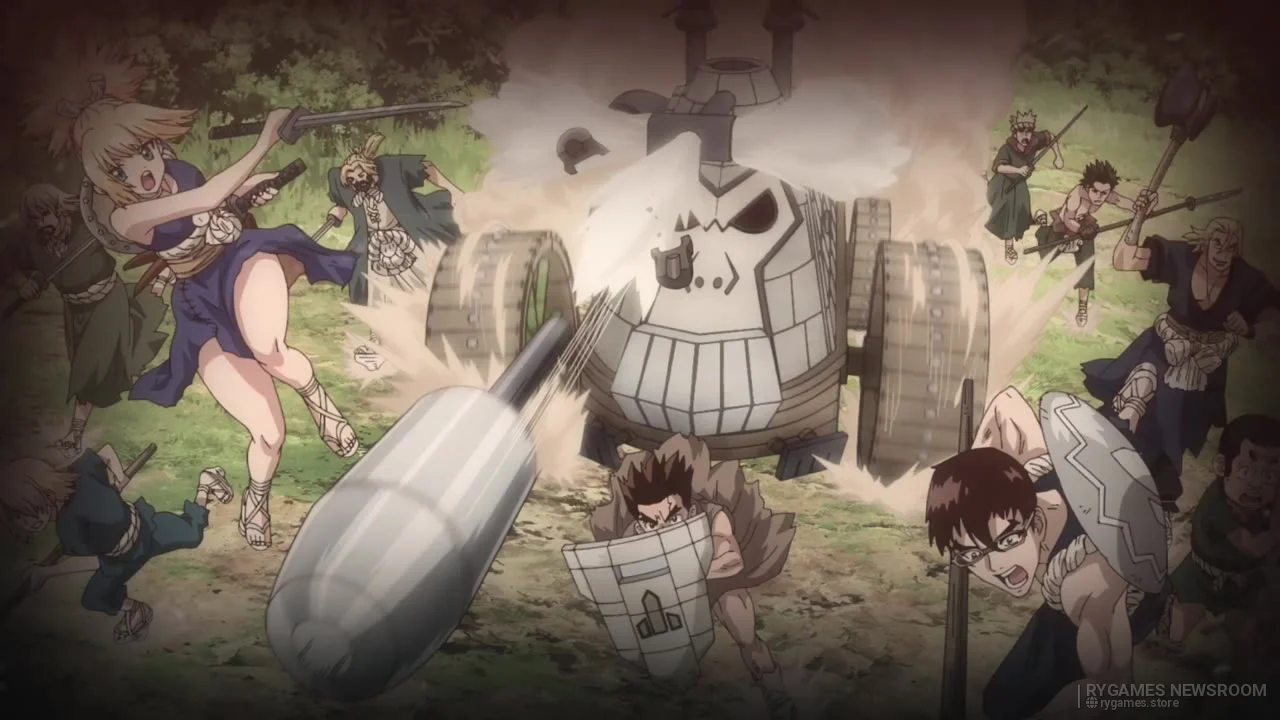Stills from the Dr.STONE TERRAFORMING Production Announcement PV - gambar 10