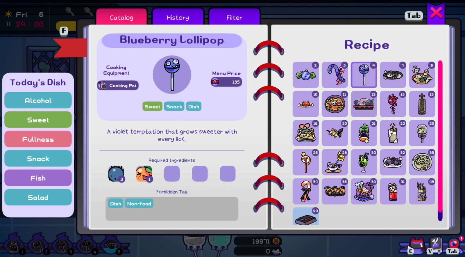 Maskot dan elemen visual imut-horor yang jadi daya tarik utama Spookitchen