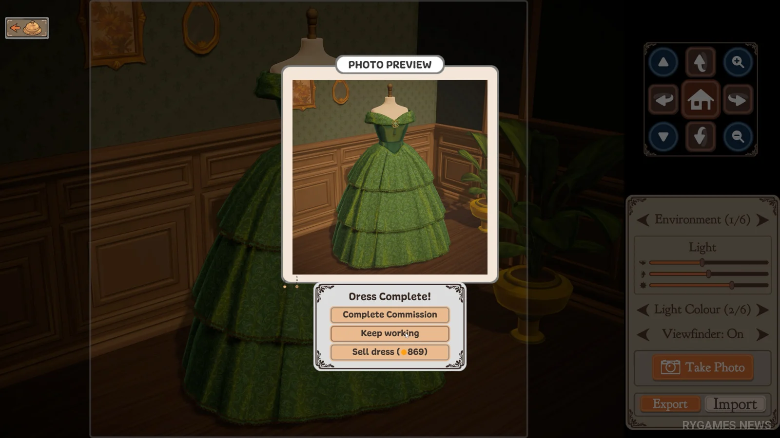 Screenshot gameplay Dressmaker dari Steam - gambar 9