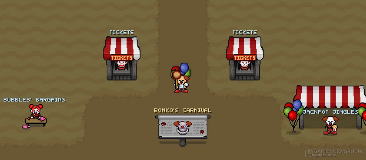 Mystical mirror access to Bonko’s Carnival in Ghoulish Graveyard
