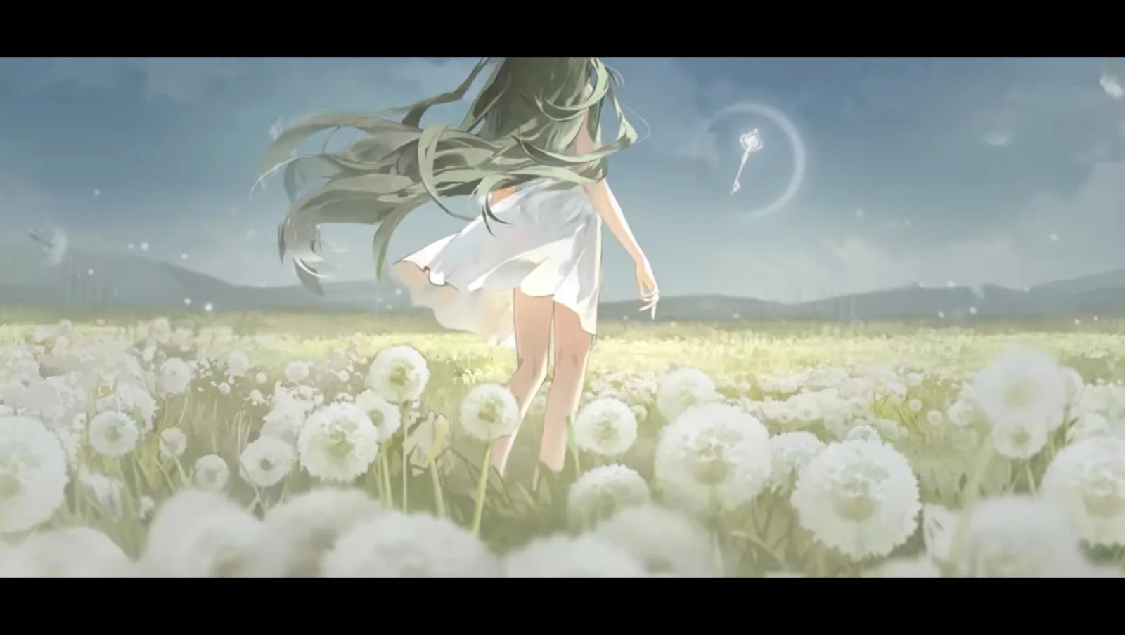 Visual kolaborasi Saya no Uta dengan lagu Beyond Oblivion dan kampanye spesial Nitroplus. - gambar 2
