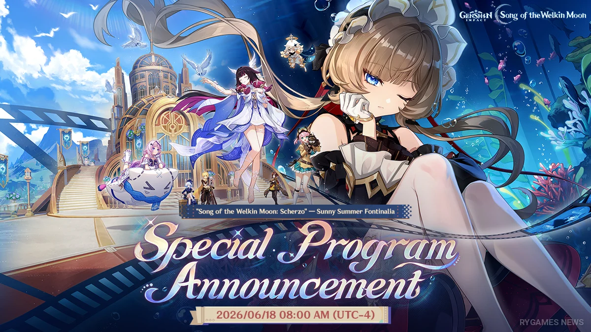 Visual pengumuman Genshin Impact Luna VIII Special Program