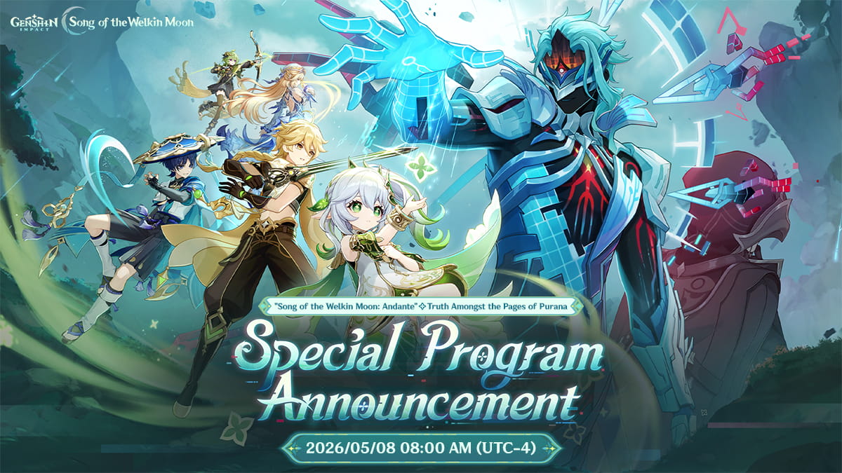 Visual promosi program spesial Genshin Impact “Luna VII”