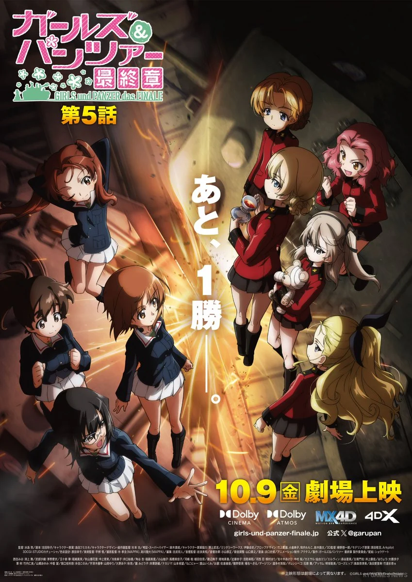 Girls und Panzer das Finale Part 5 Second Key Visual
