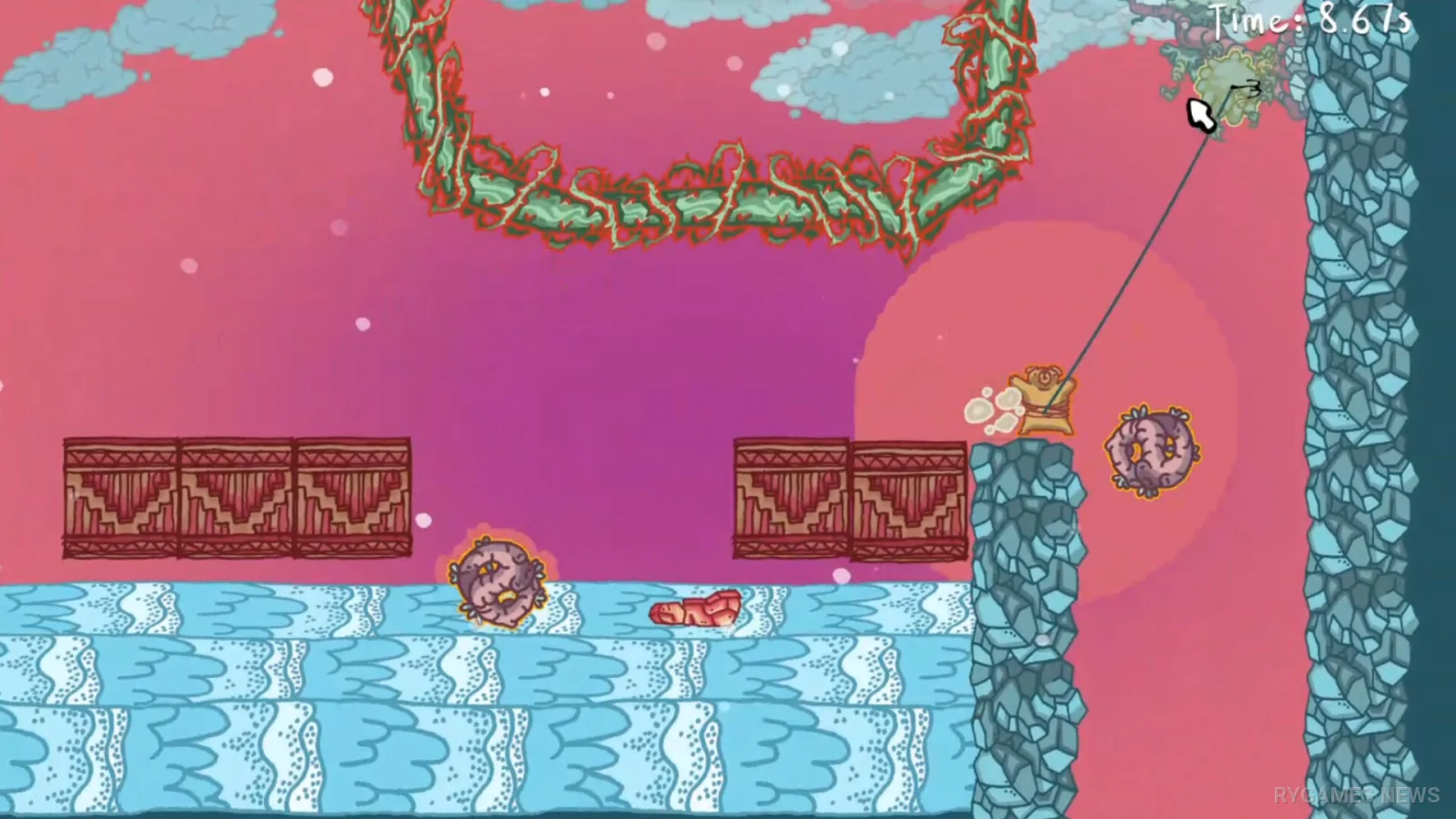 Screenshot dan cuplikan gameplay Grapple Bear - gambar 4