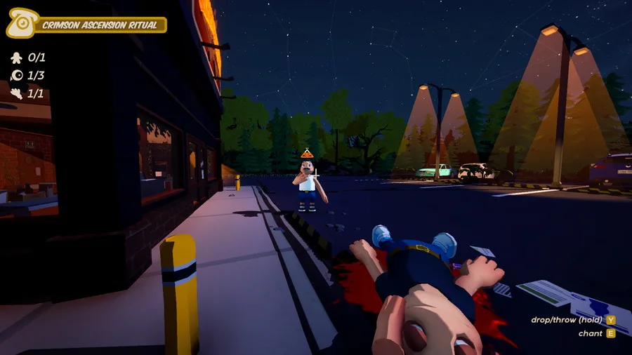 Deretan screenshot gameplay Grilluminati yang menampilkan restoran grill, kerja sama cultist, ritual rahasia, kekacauan dapur, pelanggan yang mulai curiga, dan proses menyembunyikan bukti - gambar 5