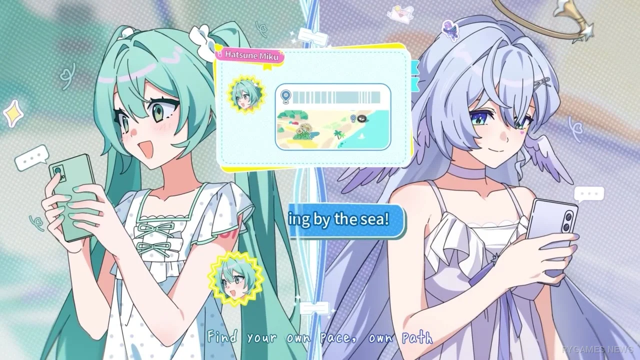Stills from the Summeretto Medley featuring Hatsune Miku and Robin - gambar 9