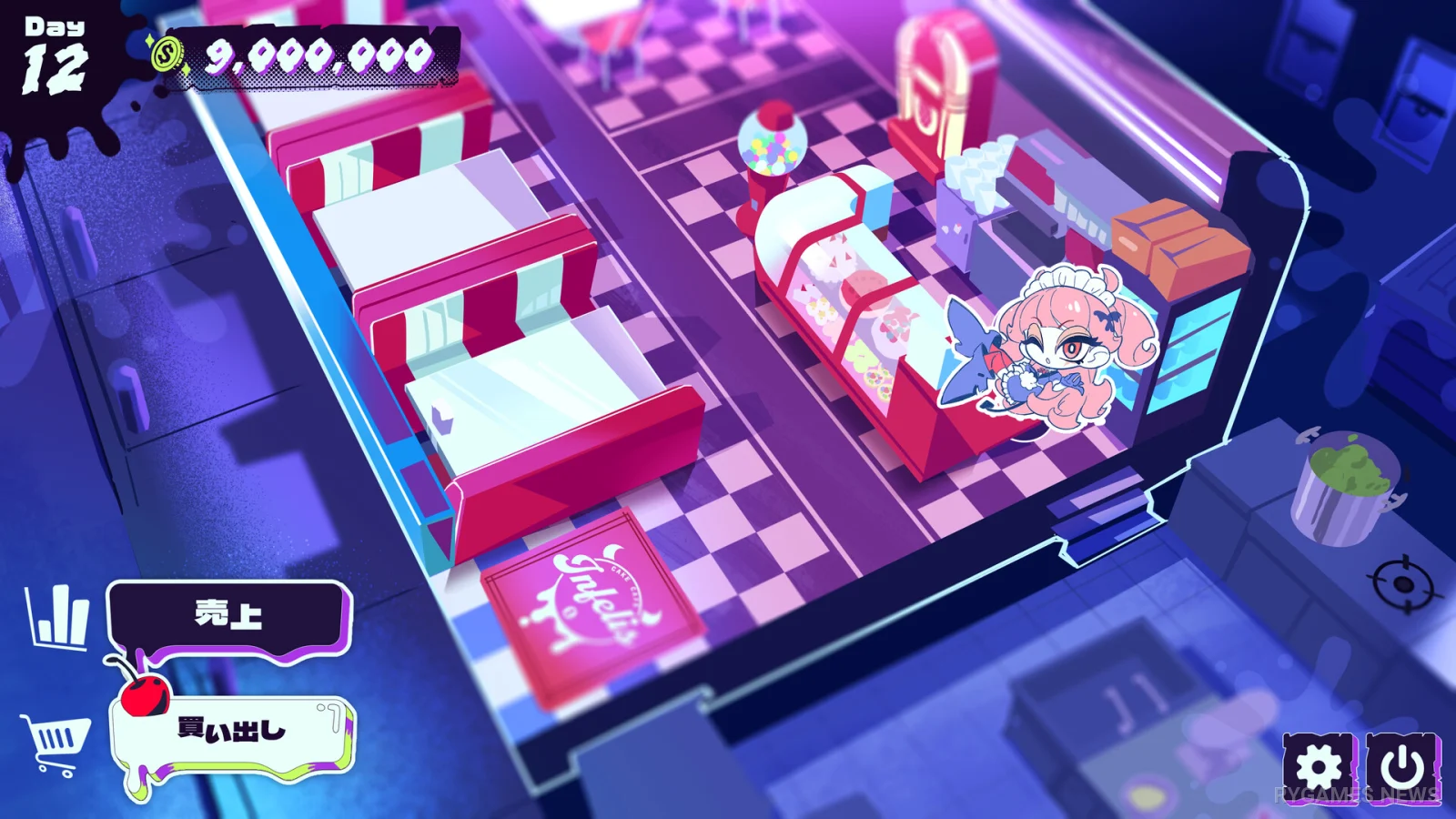 Inferno Cafe character and gameplay visuals from Steam - gambar 5