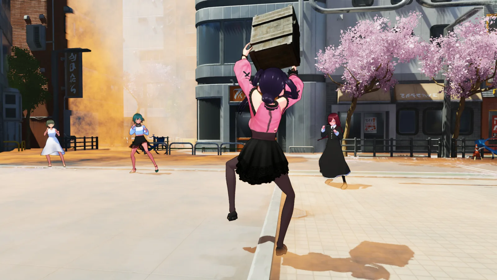 Deretan screenshot Jirai-kei Girl: Vengeance yang memperlihatkan aksi free-flow combat, serangan combo, dan balas dendam sang gadis Jirai-kei - gambar 3