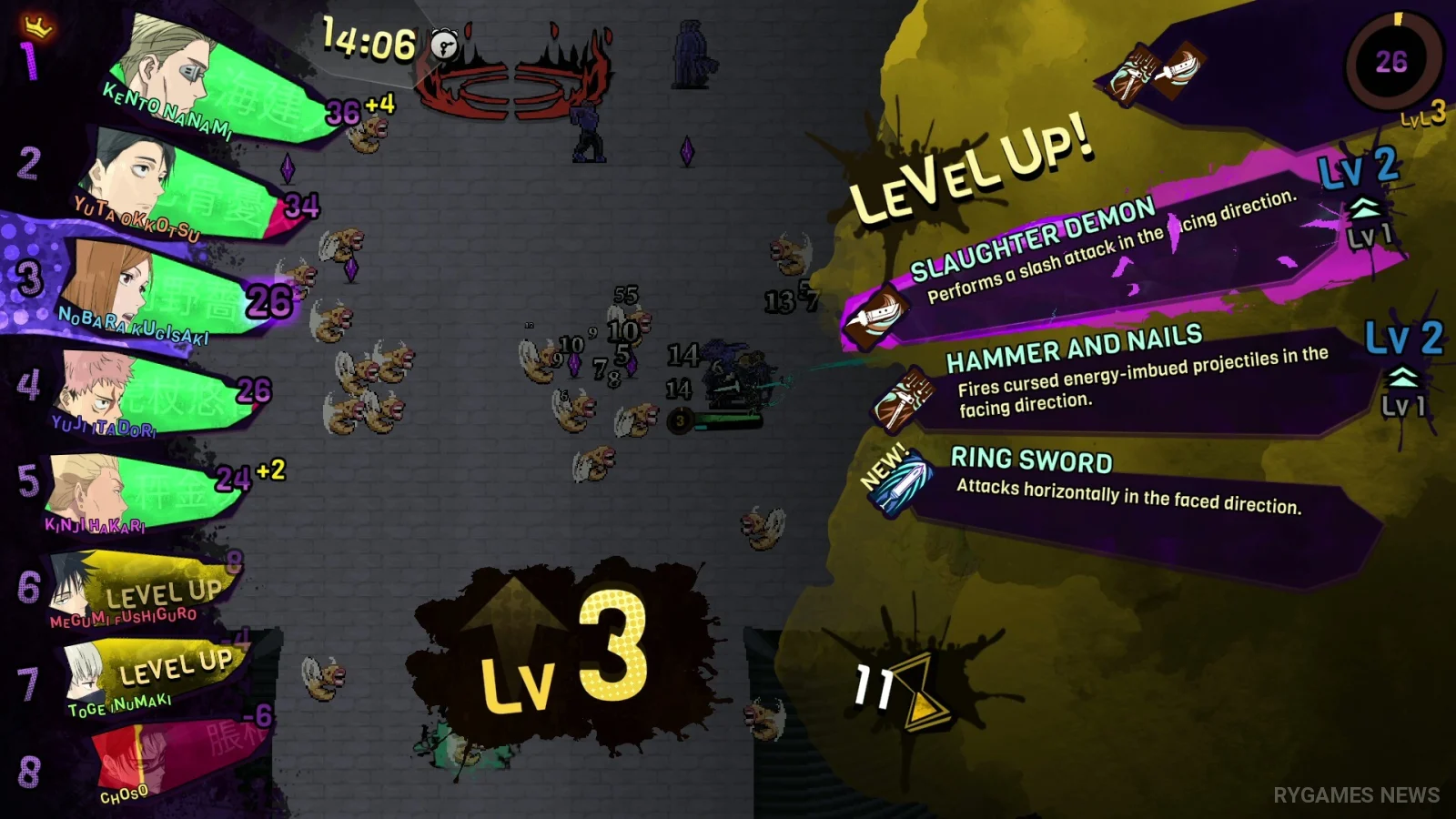 Steam掲載『呪術廻戦 RUMBLE: SURVIVATON』ゲーム画面 - gambar 4