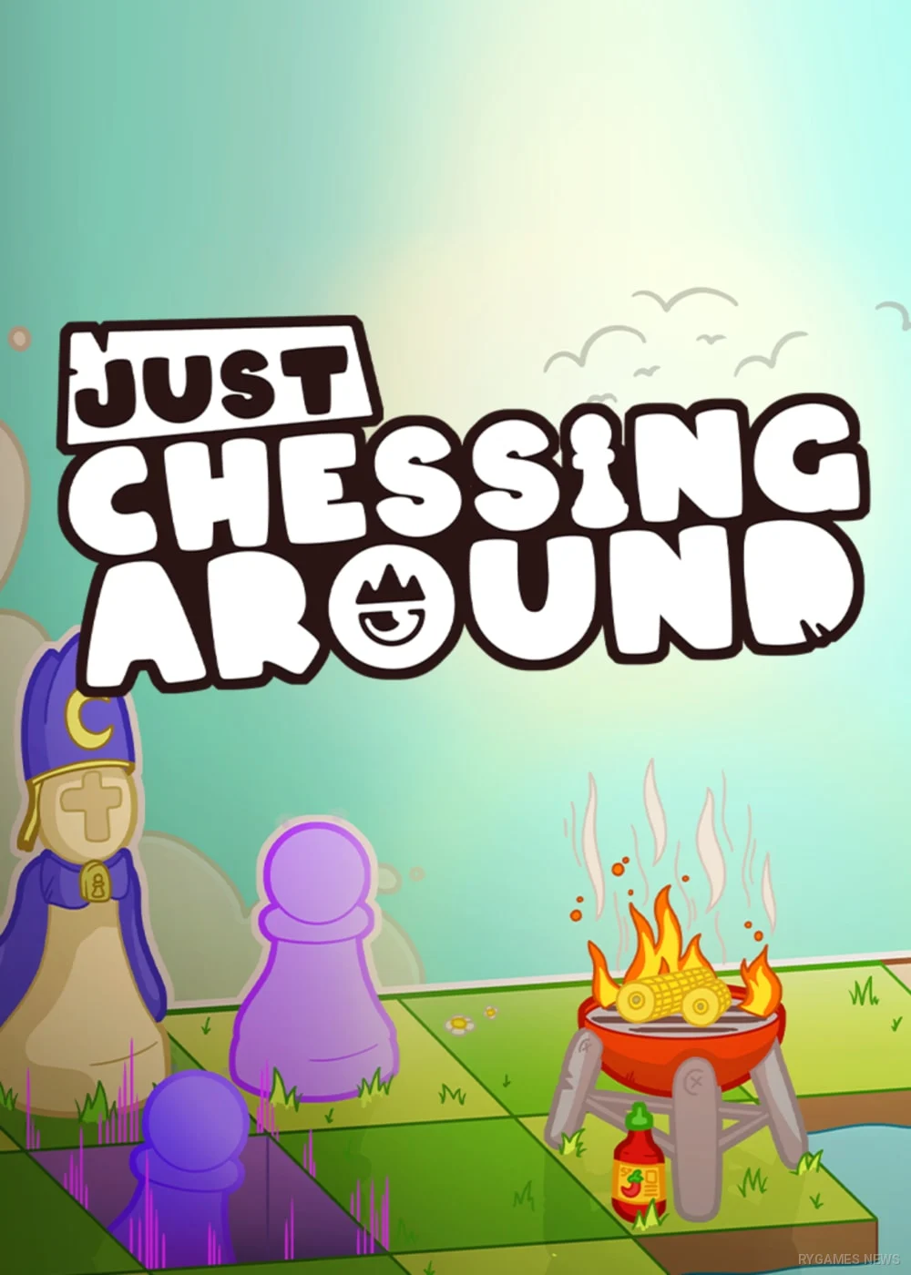 Just Chessing Around Key Art