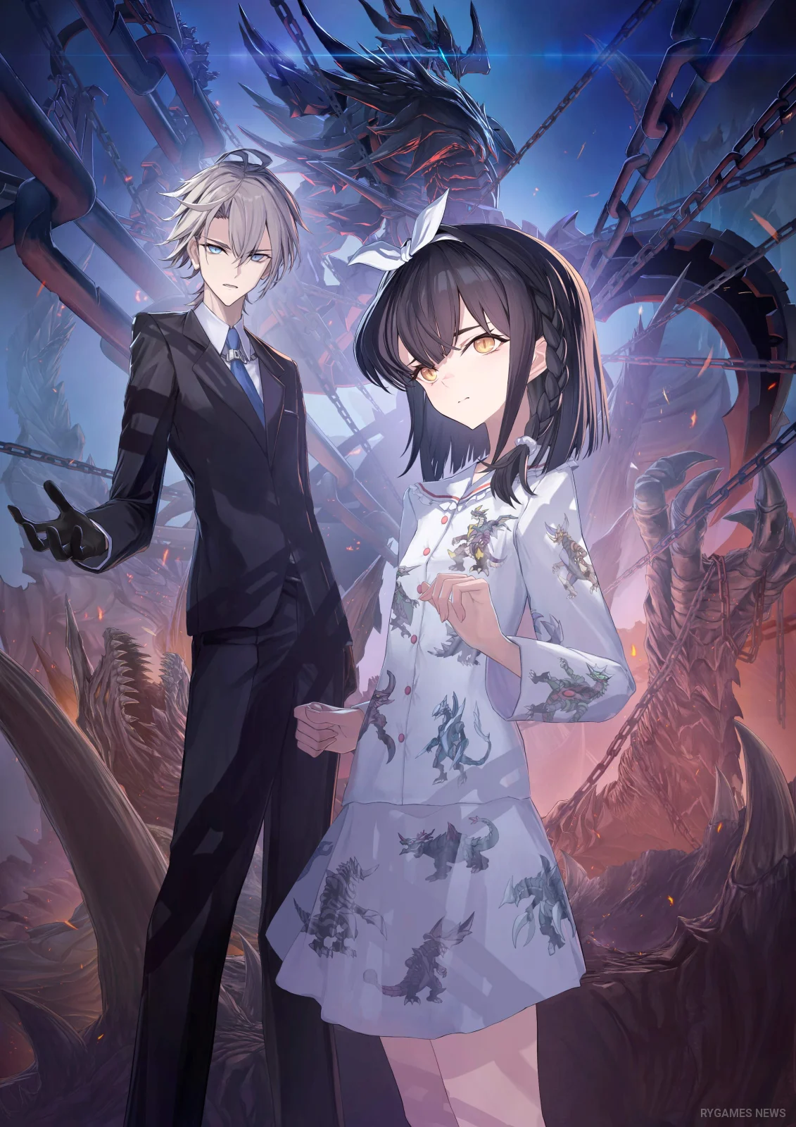 『界獣墓場のフォーリナー 1.界獣と令嬢』キャラクターイラスト