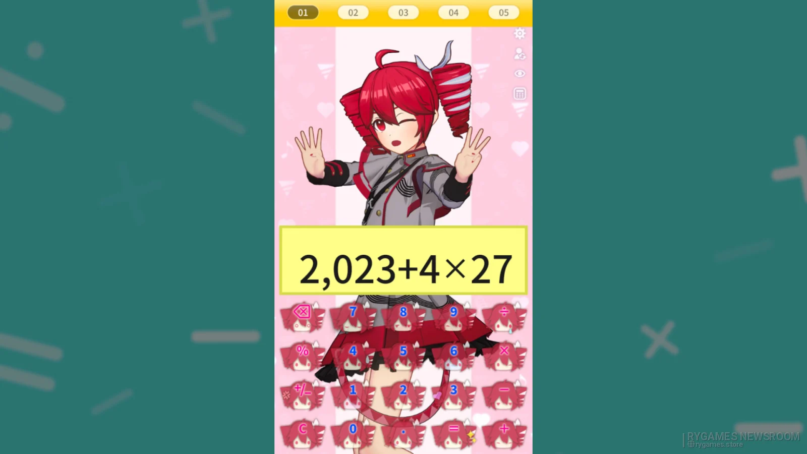 Screenshot Kasane Teto di Calculator - Desktop Mate Widgets dari Steam - gambar 6