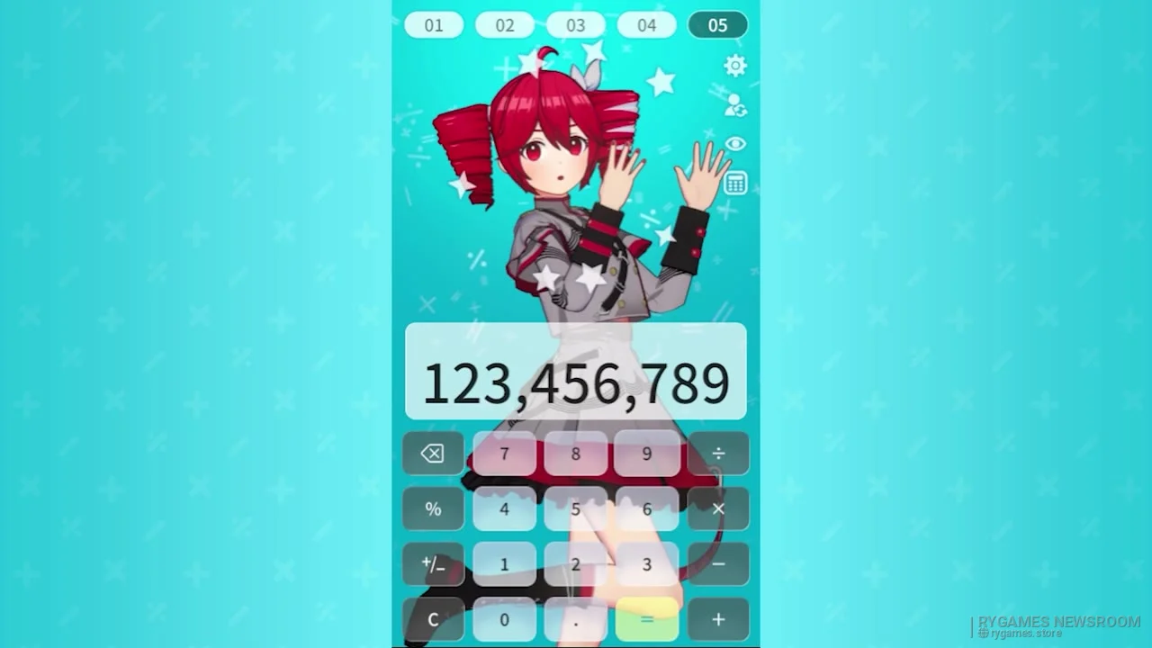 Screenshot Kasane Teto di Calculator - Desktop Mate Widgets dari Steam - gambar 7