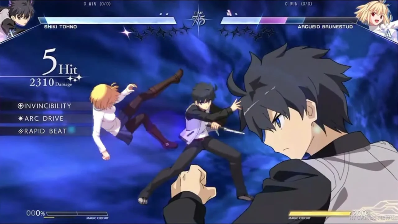 MELTY BLOOD: TWI-LUMINA Reveals First Gameplay and Kinoko Nasu's Grand Scenario Mode - RYGAMES