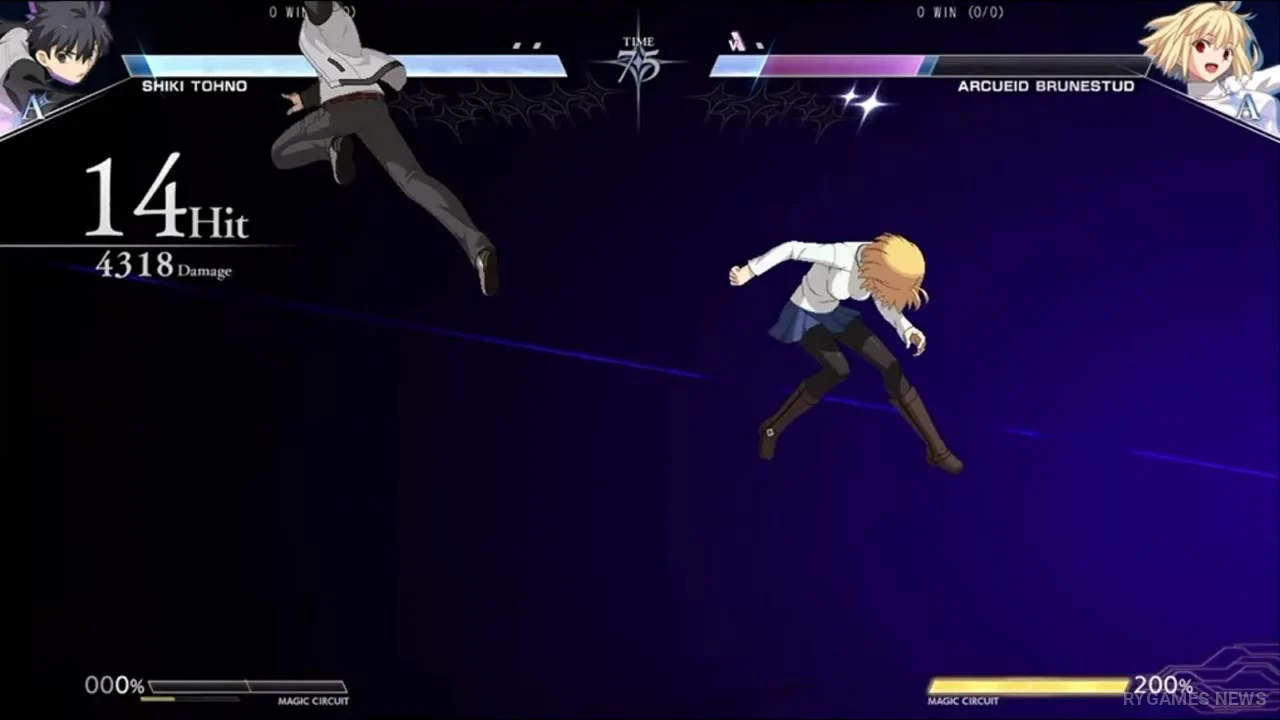 MELTY BLOOD: TYPE LUMINA Gameplay - gambar 6
