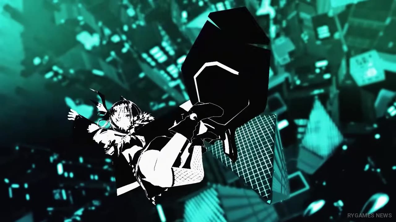 Cuplikan PV MoonHack memperlihatkan dunia cyber-noir, karakter utama Tsukuyomi Kaguya, AEGIS, dan rhythm action berbasis lagu - gambar 12
