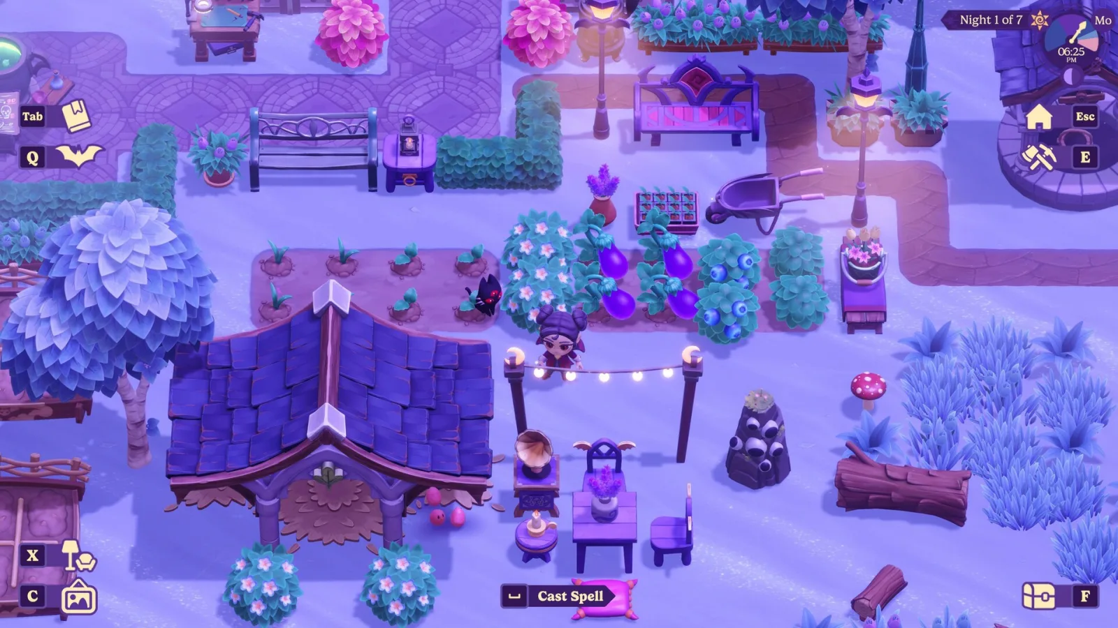 Screenshot gameplay Moonlight Peaks - gambar 2