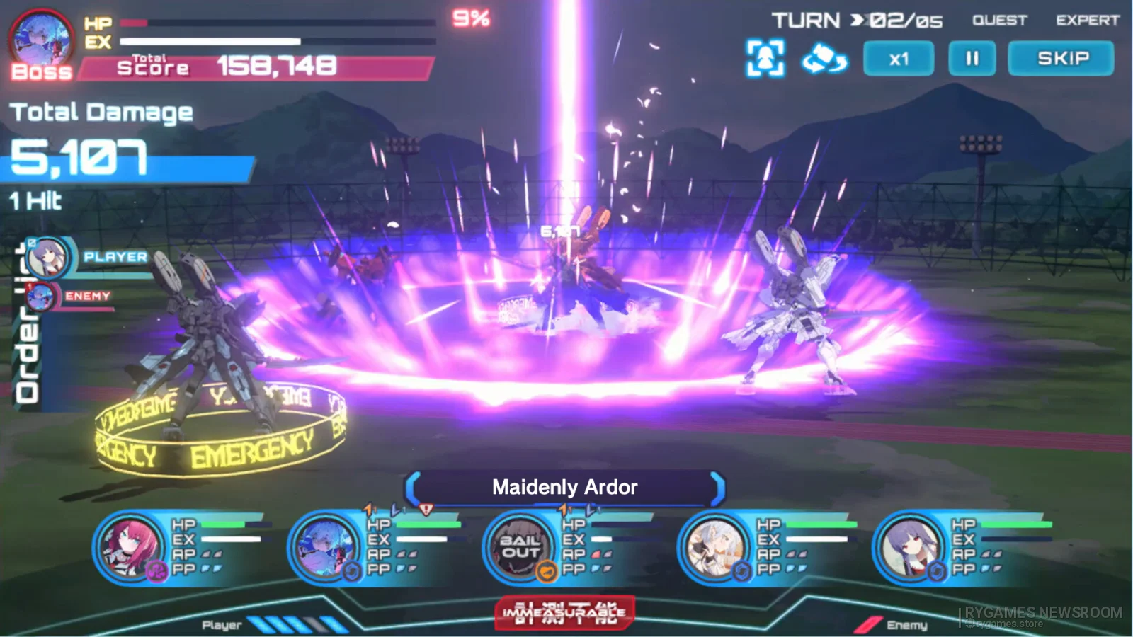 Screenshot gameplay Muv-Luv Girls Garden dari Steam - gambar 12