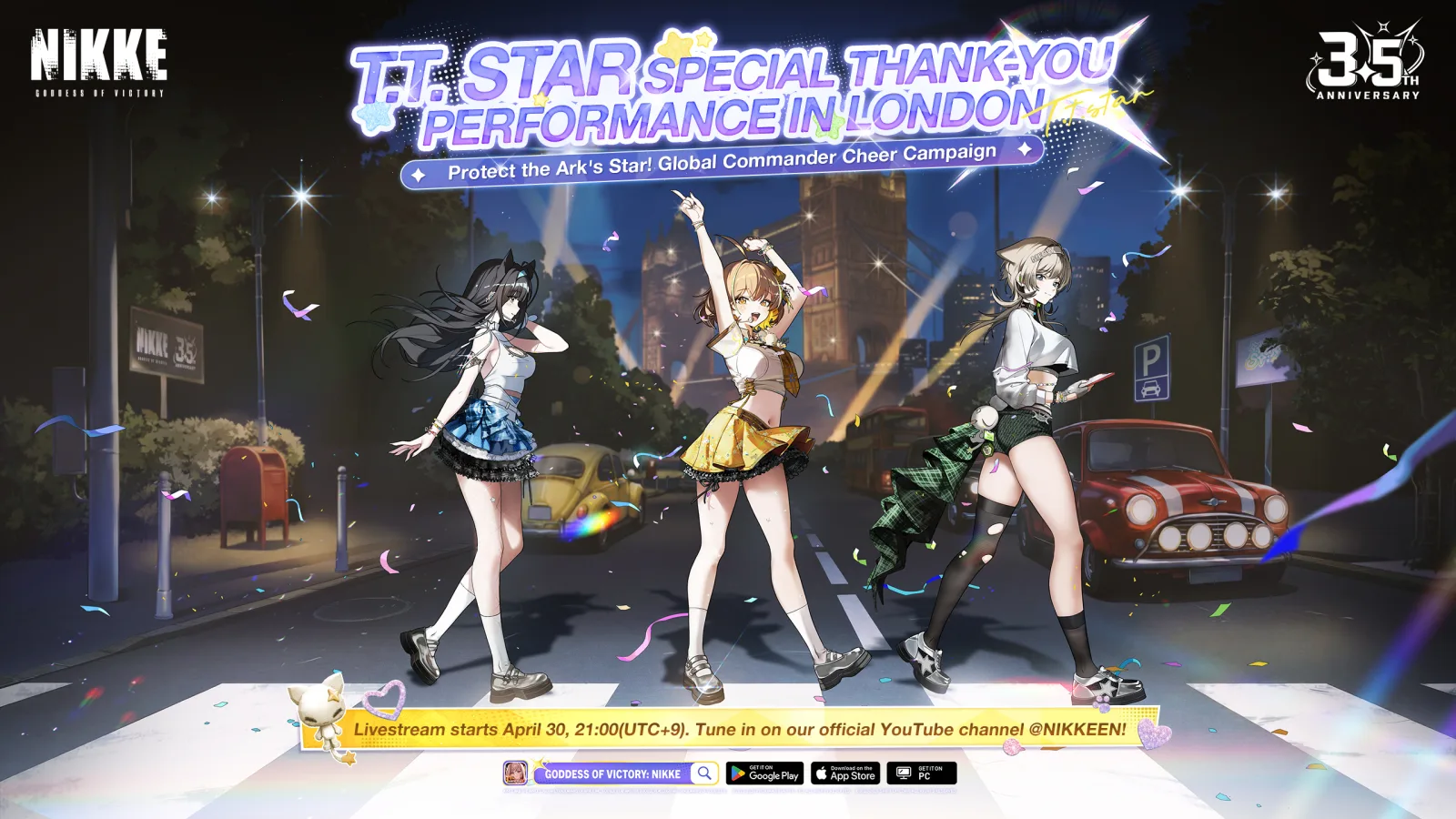 Visual anniversary 3,5 tahun Goddess of Victory: NIKKE dan karakter Anis: Star yang menjadi salah satu sorotan utama event - gambar 1