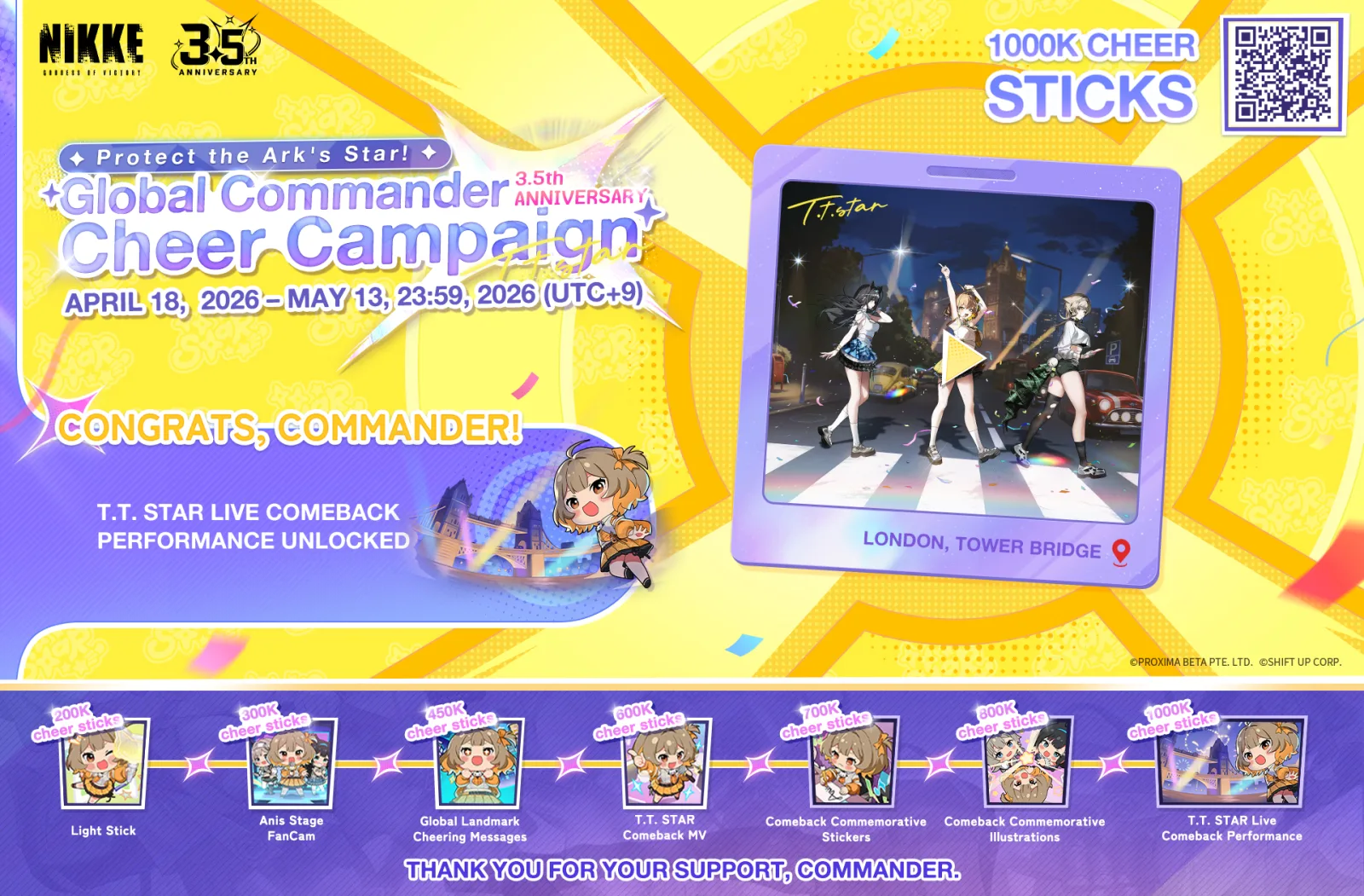Visual anniversary 3,5 tahun Goddess of Victory: NIKKE dan karakter Anis: Star yang menjadi salah satu sorotan utama event - gambar 2