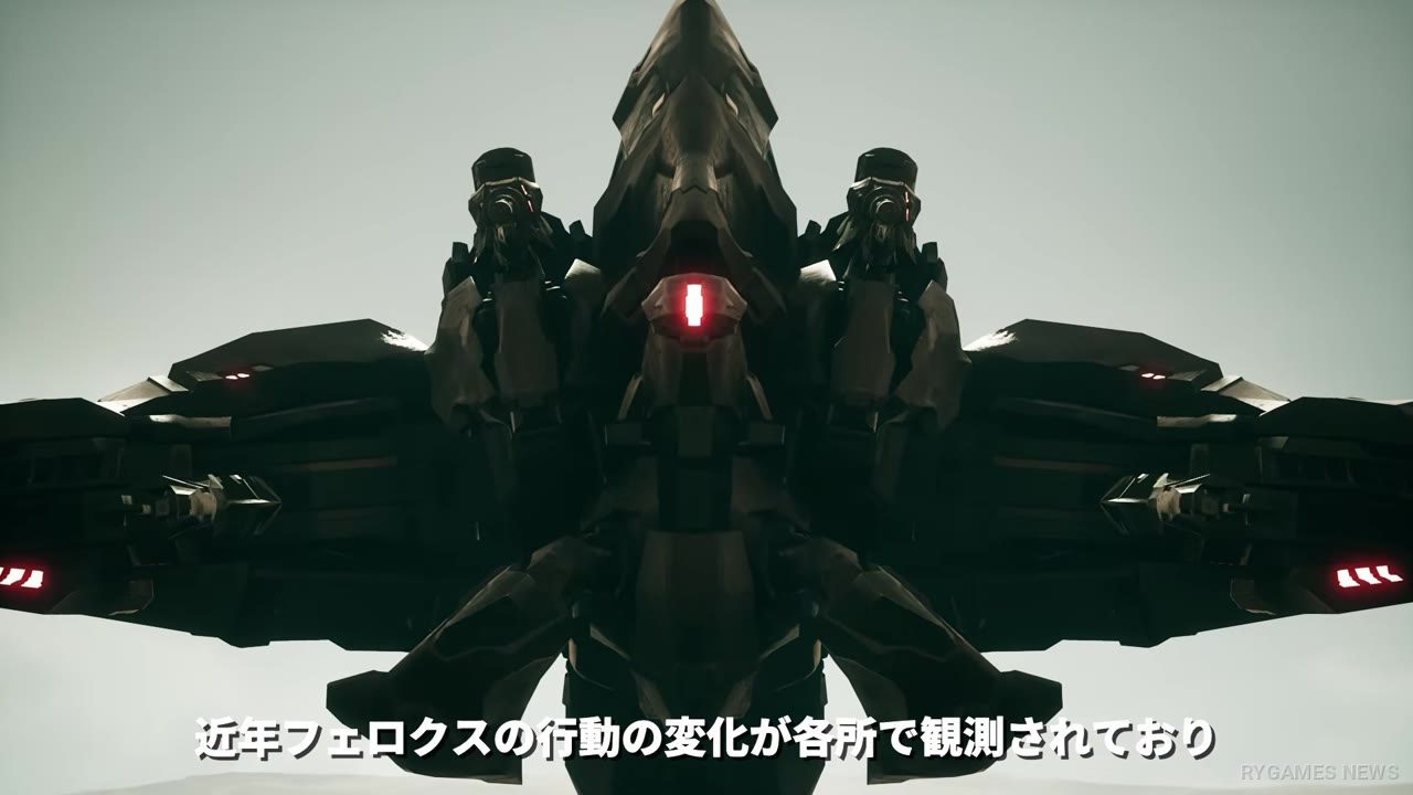 Cuplikan trailer dan screenshot Steam Omega Phenex menampilkan Icarus melesat di atas laut, terbang di langit, menghujani musuh dengan misil, dan bertarung melawan rival mecha - gambar 9