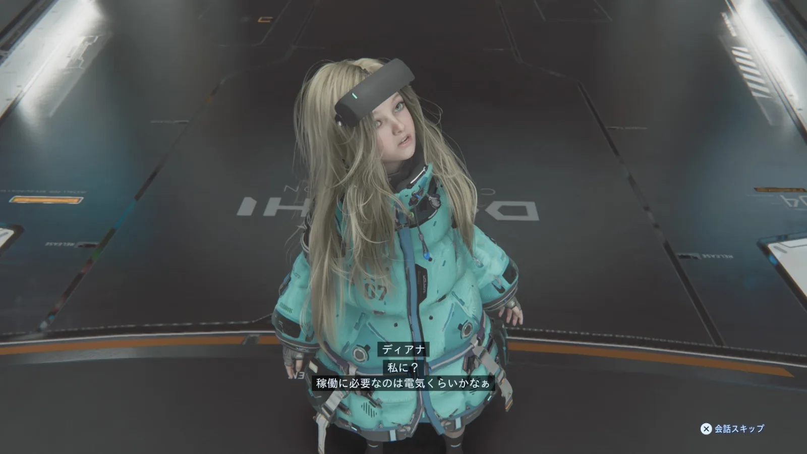 Deretan screenshot PRAGMATA yang memperlihatkan eksplorasi fasilitas bulan, Diana, Hugh, sistem hacking puzzle, pertarungan TPS, senjata, dan ancaman AI IDUS - gambar 5