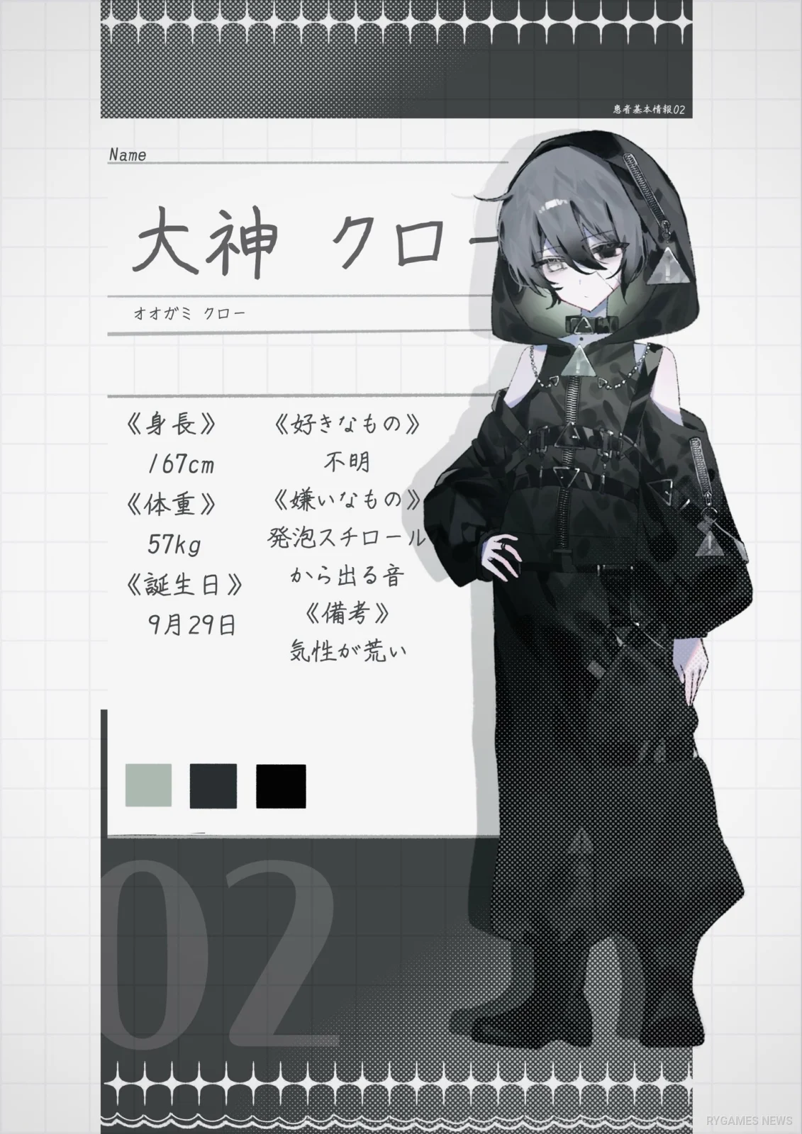 Patient Chart 大神クロー dan 白羽クレエ dari Reinkaru Byoto - gambar 5