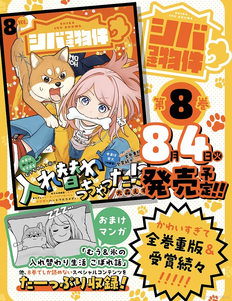 Sampul Shiba Inu Rooms Volume 8