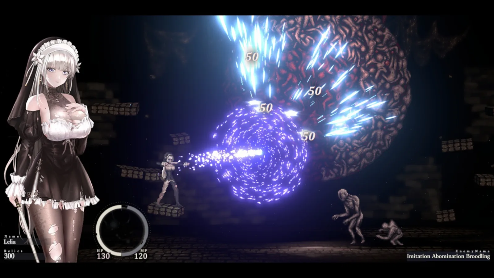 Deretan screenshot SiNiSistar 2 yang memperlihatkan dunia dark fantasy, aksi Lilia, dungeon, monster, boss, dan update Ver.1.3.0 - gambar 11