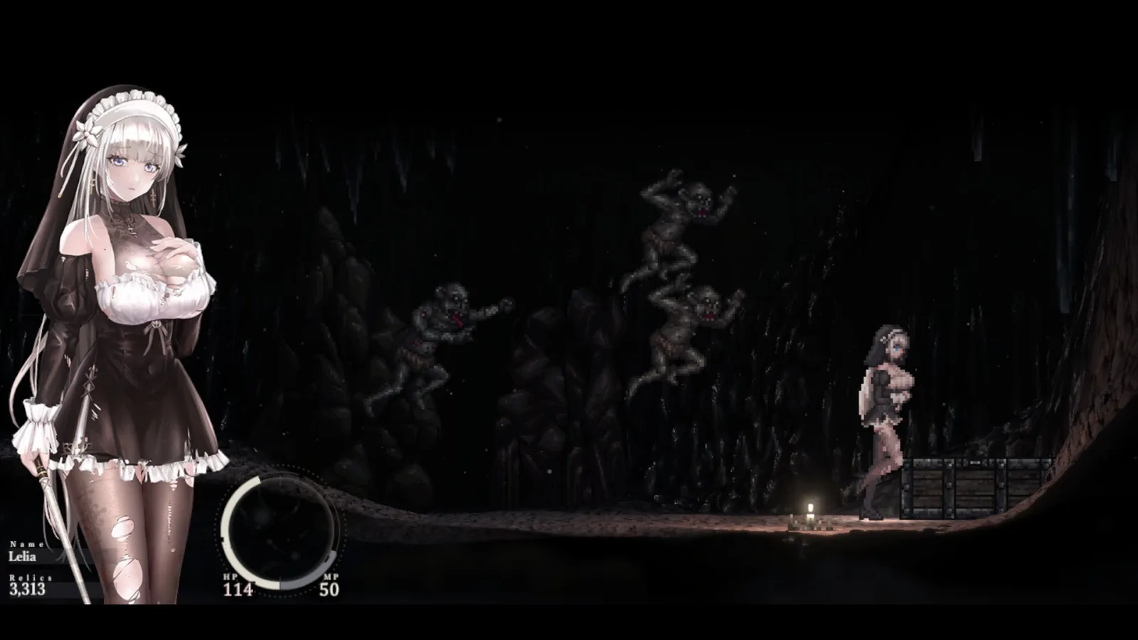 Deretan screenshot SiNiSistar 2 yang memperlihatkan dunia dark fantasy, aksi Lilia, dungeon, monster, boss, dan update Ver.1.3.0 - gambar 12