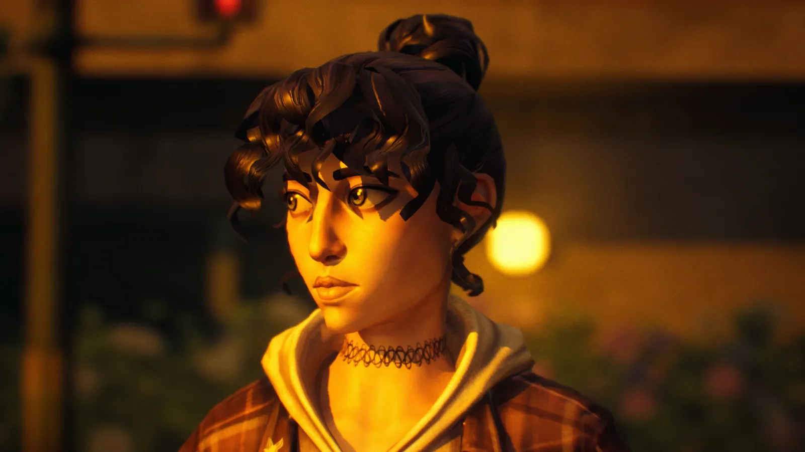 Deretan screenshot gameplay SOMBRAS: negative frames yang menampilkan eksplorasi first-person, kota Jepang awal 2000-an, kamera Shiomi, dark mirror world, bayangan misterius, puzzle lingkungan, dan momen fotografi horror - gambar 1